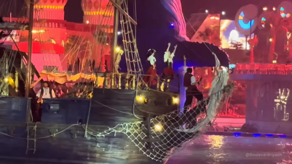 Lagoon Lake: Boulevard World Riyadh's Marvel 1 Performance at the Lagoon Lake Boulevard Riyadh