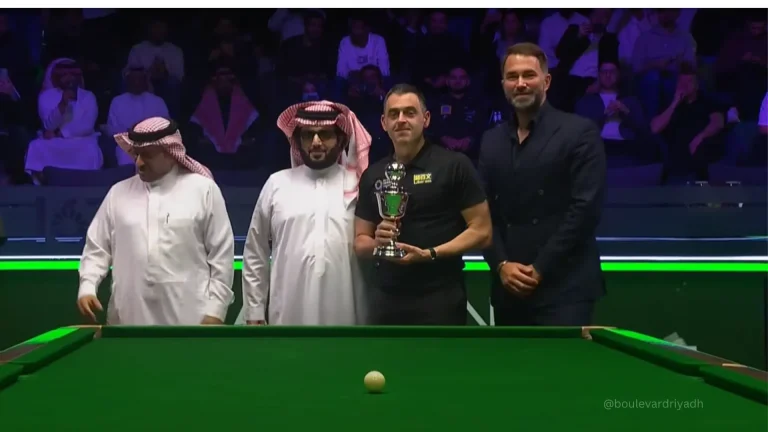 Ronnie O’Sullivan wins the Riyadh Season World Masters of Snooker