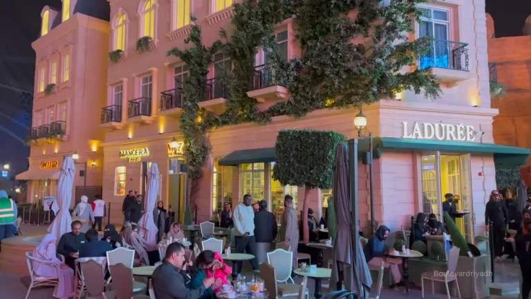 Spain replica site at Boulevard Riyadh stunning evening