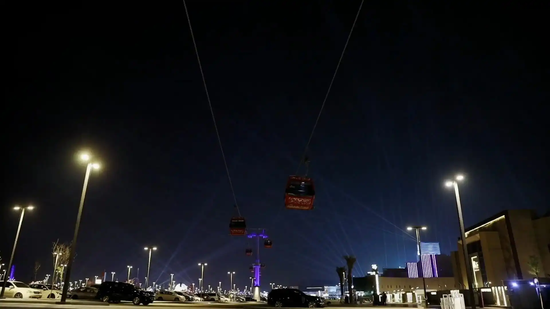 Boulevard City is a Modern Riyadh Gateway to Entertainment Haven 33 Calm walking trail at Boulevard Park with evening lights