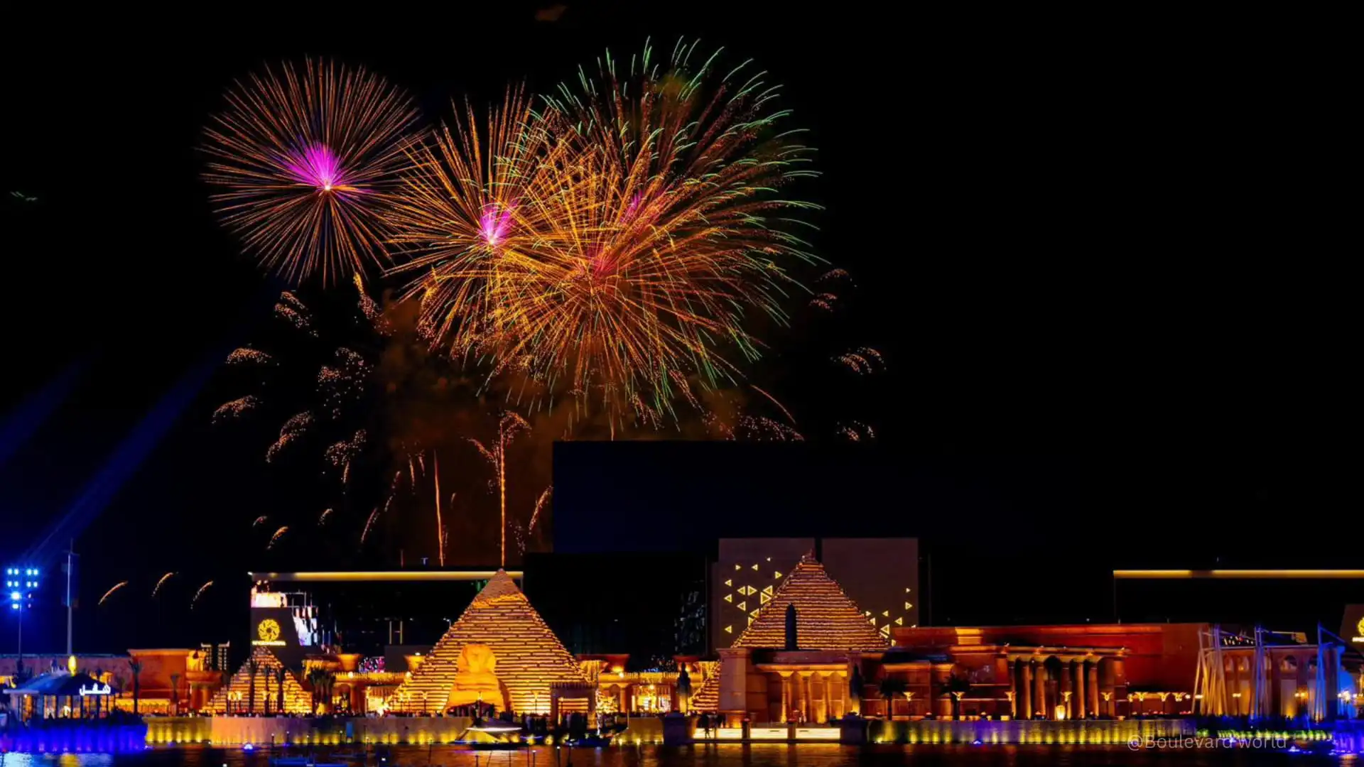 Eid 2024 Fireworks at Boulevard World