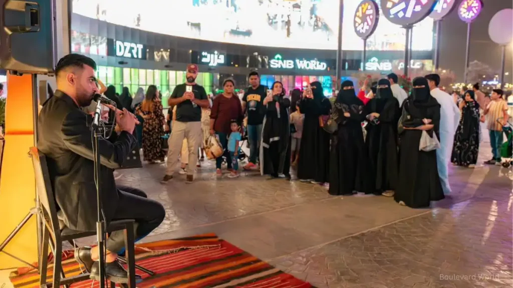 music show at BLvd World