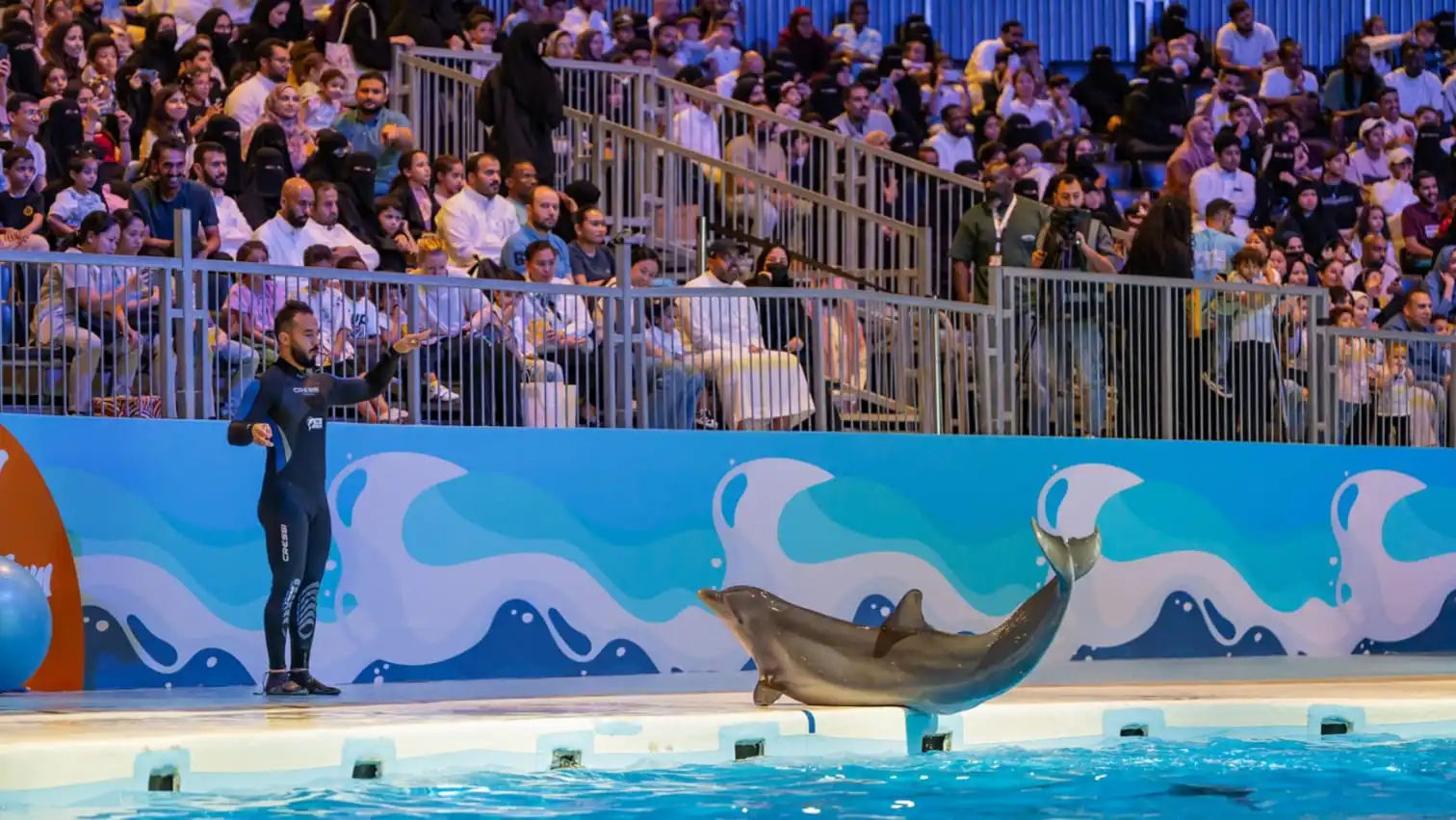 Boulevard Dolphinarium attraction at Boulevard World Riyadh