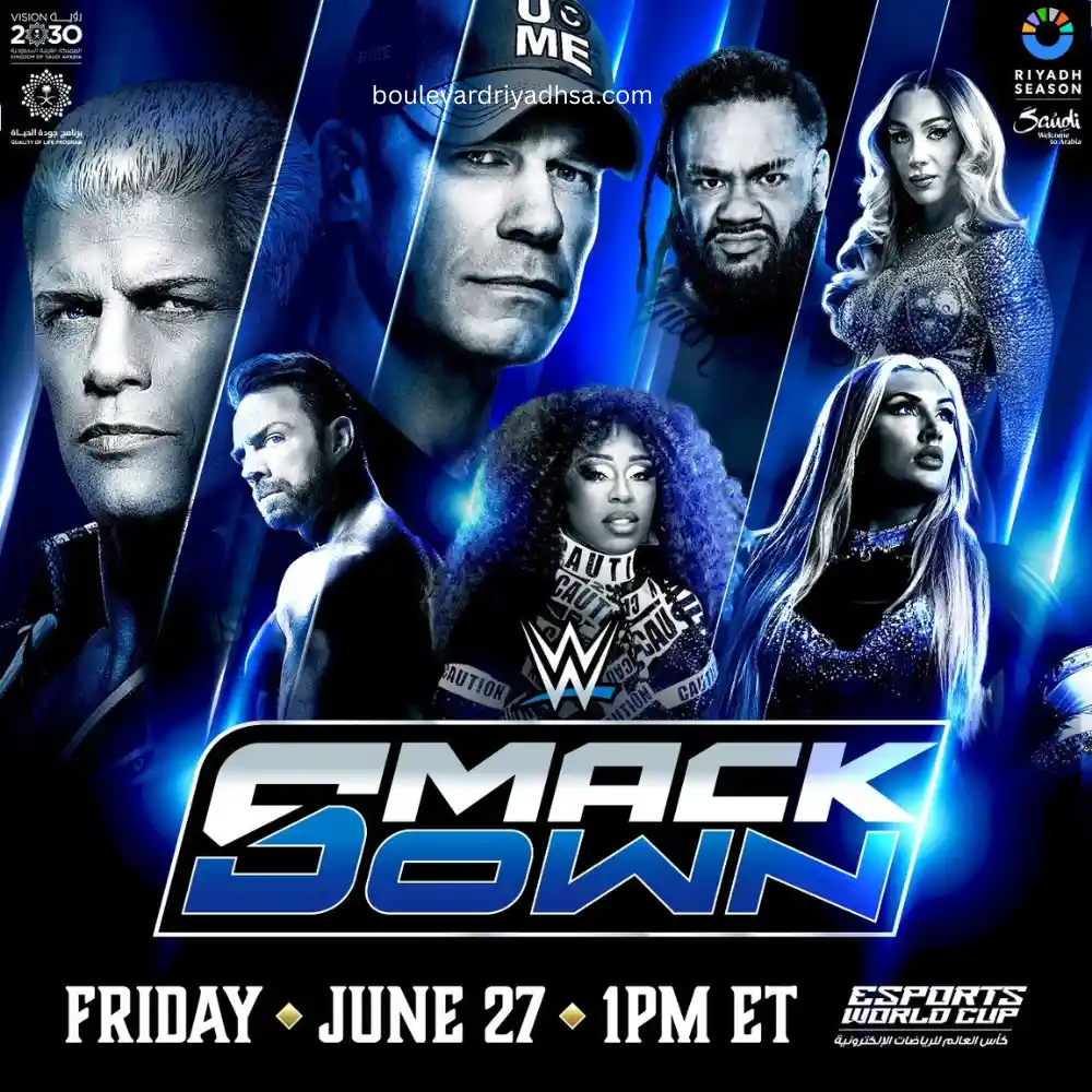 WWE SmackDown & Night of Champions in Riyadh Historic Weekend 2 WWE SmackDown Banner