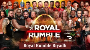 Royal Rumble Riyadh Official Banner