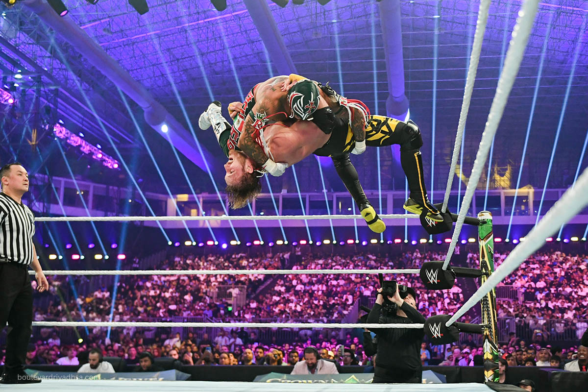 WWE in Riyadh promotional visual for major Saudi premium live events