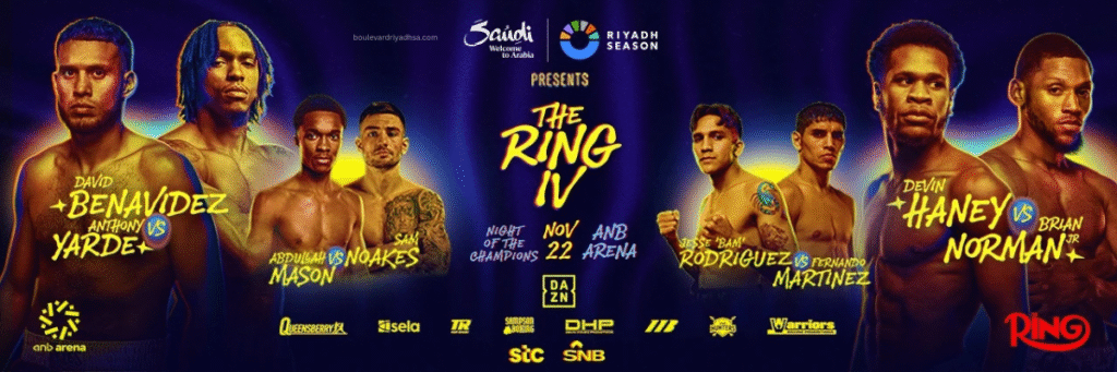 The Ring IV Riyadh 2025 – Get Your Night of Champions Tickets 2 The Ring IV Riyadh Banner