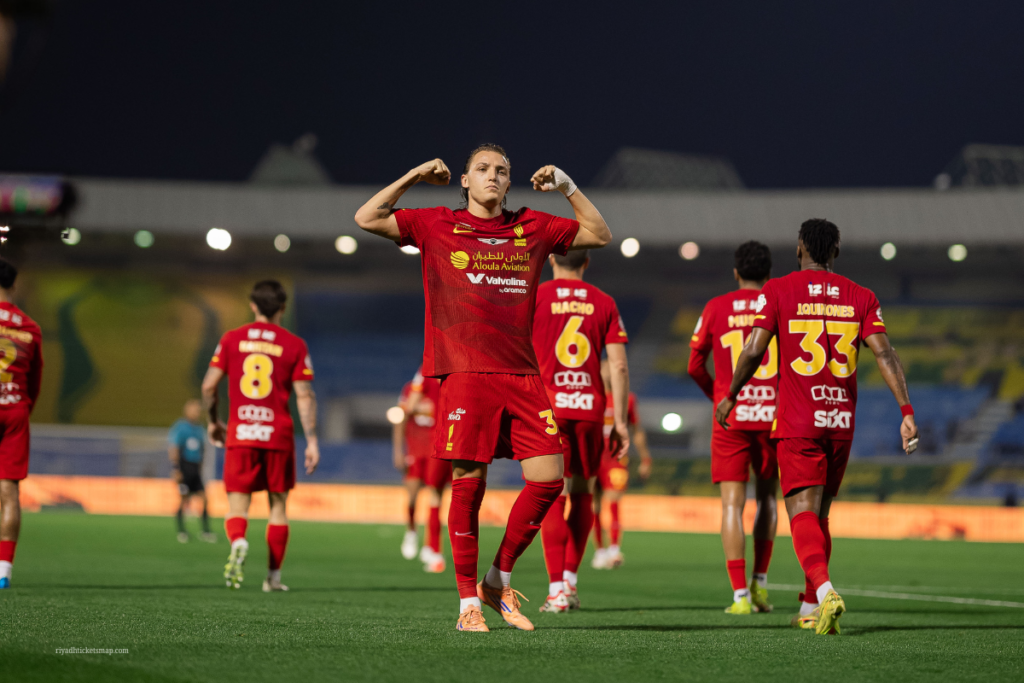 Qadsiah players on field